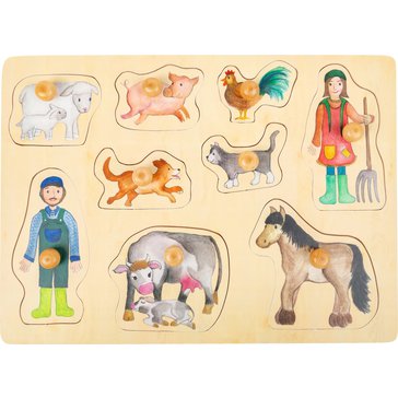 Vkládací puzzle Život na farmě