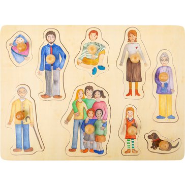Vkládací puzzle Rodina