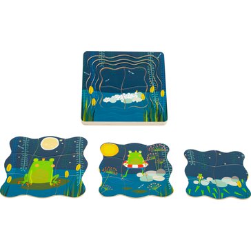 Vrstvené puzzle princ žabák Vrstvené puzzle princ žabák