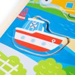 Vkládačka se zvukem Doprava – dřevěné zvukové puzzle