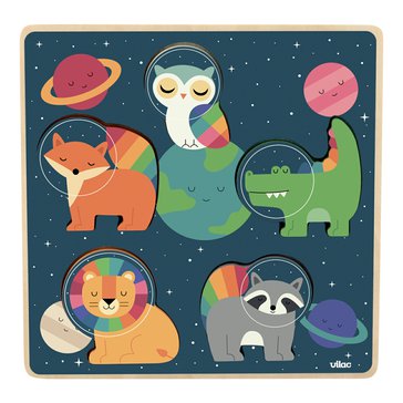 Vkládací puzzle Zvířecí astronauti Vkládací puzzle Zvířecí astronauti