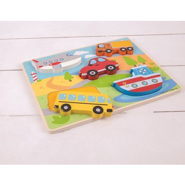 Vkládací puzzle dopravní prostředky Vkládací puzzle dopravní prostředky