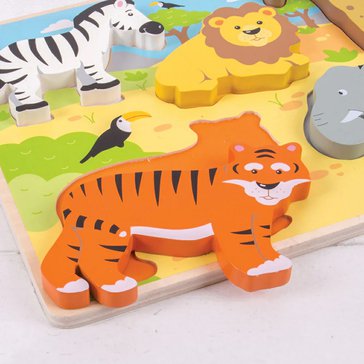 Vkládací puzzle safari Vkládací puzzle safari