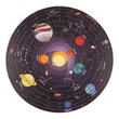 Kulaté podlahové puzzle Sluneční soustava – 50 dřevěných dílků