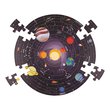 Kulaté podlahové puzzle Sluneční soustava – 50 dřevěných dílků