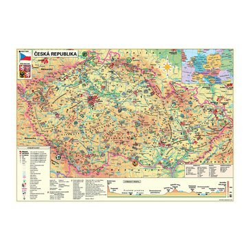 Puzzle Mapa České republiky 500 dílků Puzzle Mapa České republiky 500 dílků