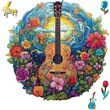 Dřevěné puzzle Kytara 200 dílků – rozvoj logického myšlení a soustředění