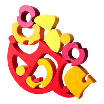 Dřevěné puzzle Auto Brouk – rozvoj motoriky a poznávání tvarů