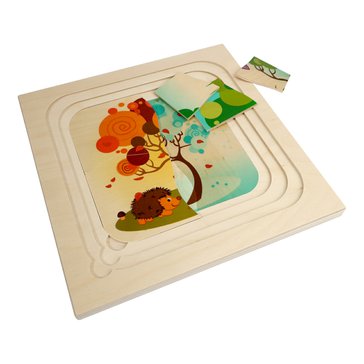 Dřevěné puzzle roční období Dřevěné puzzle roční období
