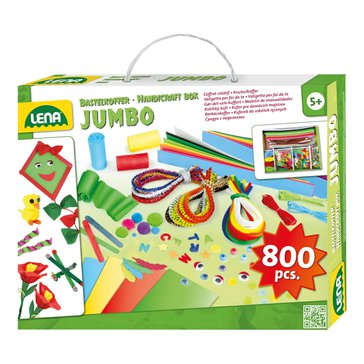 Lena Kreativní kufřík Jumbo zelený 800ks Lena Kreativní kufřík Jumbo zelený 800ks
