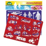 Kreslící šablony dopravní prostředky, lidé Kreslící šablony dopravní prostředky, lidé