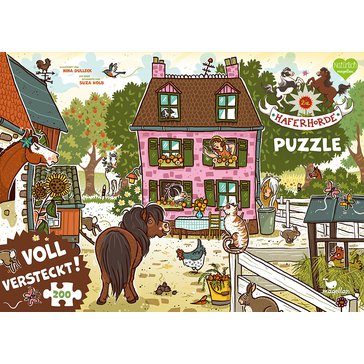 Puzzle Ovesná parta hledej a najdi 200 dílků Puzzle Ovesná parta hledej a najdi 200 dílků