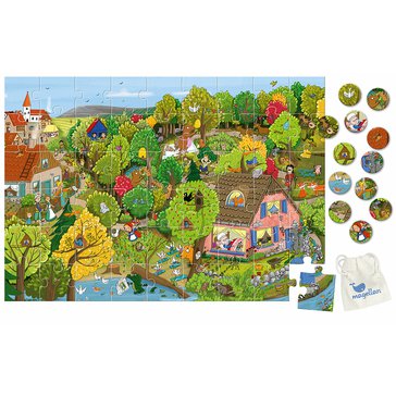 Puzzle Hledej a najdi Červená Karkulka Puzzle Hledej a najdi Červená Karkulka