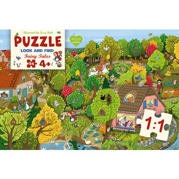 Puzzle Hledej a najdi Červená Karkulka Puzzle Hledej a najdi Červená Karkulka