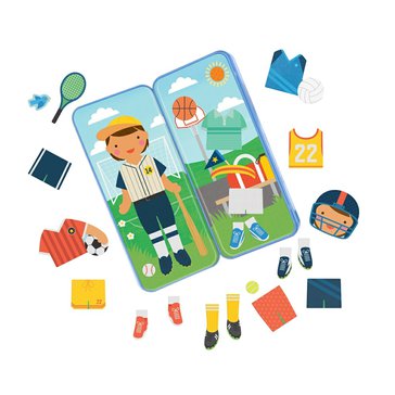 Magnetické puzzle Sportovec Magnetické puzzle Sportovec