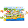 Podlahové puzzle Město – 48 dřevěných dílků