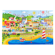 Podlahové puzzle Město – 48 dřevěných dílků
