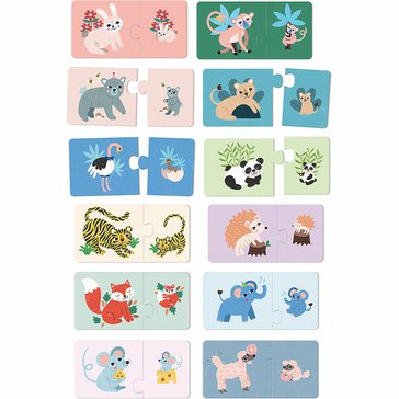 Puzzle mláďátka a maminky Puzzle mláďátka a maminky