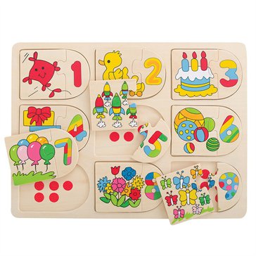 Obrázkové počítací puzzle Obrázkové počítací puzzle