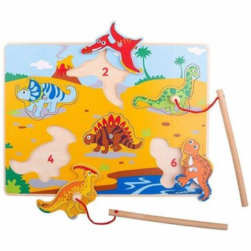Dřevěné chytání dinosaurů Dřevěné chytání dinosaurů