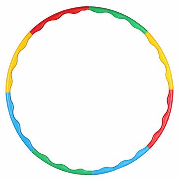 Kruh hula hoop rozkládací 8 částí průměr 90 cm Kruh hula hoop rozkládací 8 částí průměr 90 cm