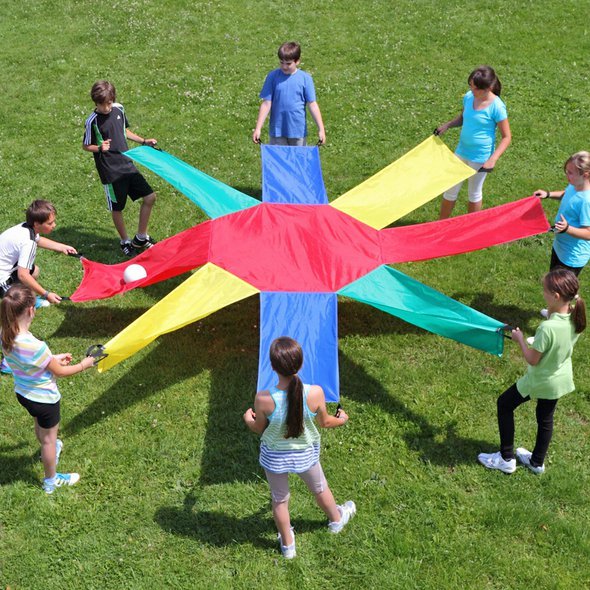 Padák Slunečnice - pro týmovou spolupráci