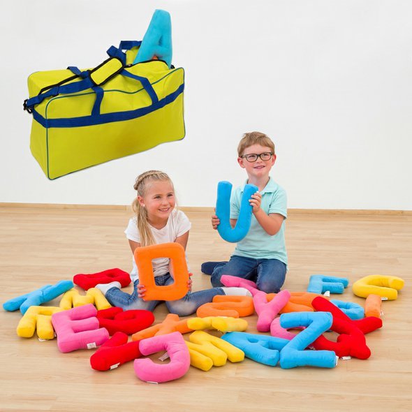 Písmena XL, 26ks v přenosné tašce - didaktická hra