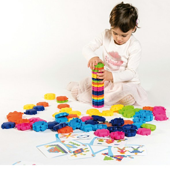 Stavebnice Hexagon, 96 ks – na představivost a kreativitu