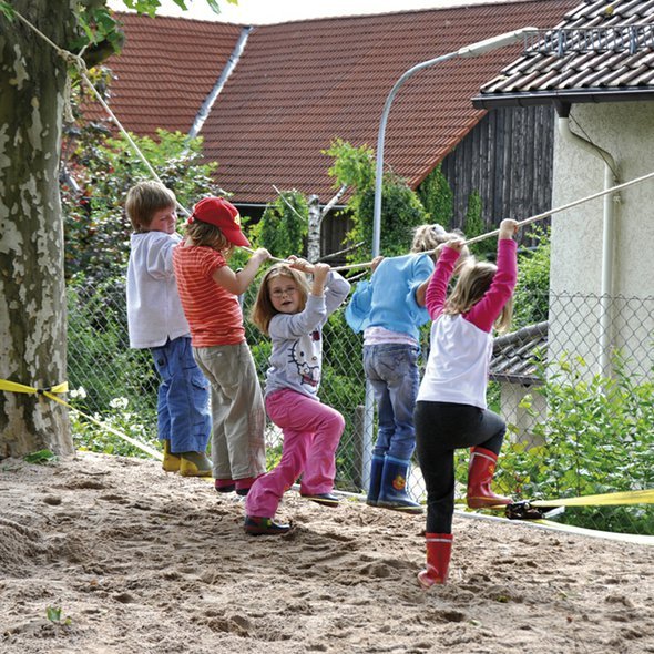 Lano k držení pro "Slackline“ - 20 m dlouhé nylonové lano