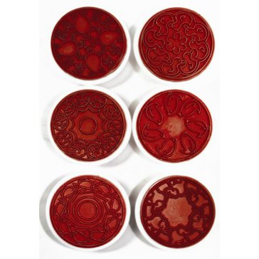 Sada razítek "Zvířecí mandala" - s úchyty 7,5 cm Sada razítek "Zvířecí mandala" - s úchyty 7,5 cm