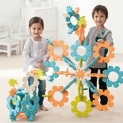 Sněhové království - originální stavebnice s motivem sněhových vloček