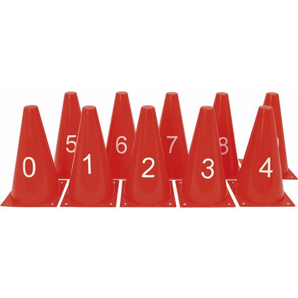 Kužely s čísly - 10 ks pro pohybové aktivity dětí
