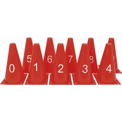 Kužely s čísly - 10 ks pro pohybové aktivity dětí