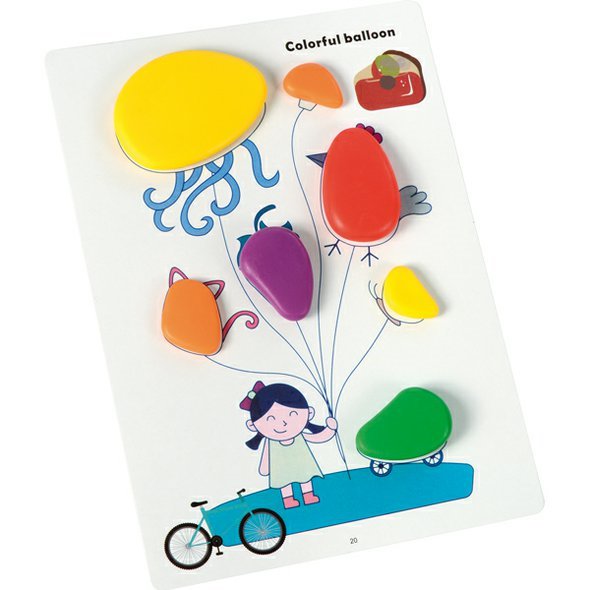 Oblázky – hra s tvary a barvami na představivost