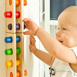 Posuvné špalíčky - hra s barvami a počítáním