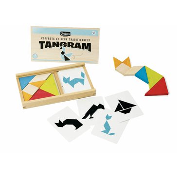 Tangram se vzorovými kartami