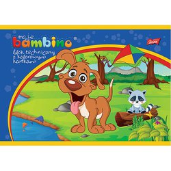 Barevné výkresy "Moje bambino", 10 archů ,A4 - školní potřeby