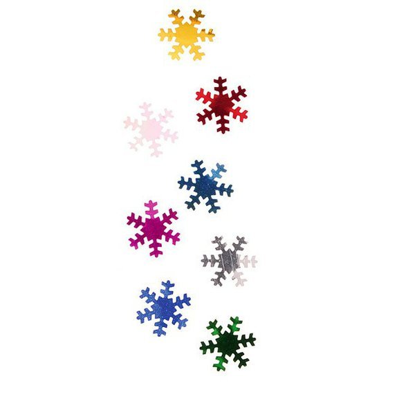 Flitry sněhové vločky - výtvarné pomůcky