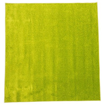 Jednobarevný koberec - zelený 2 x 2 m