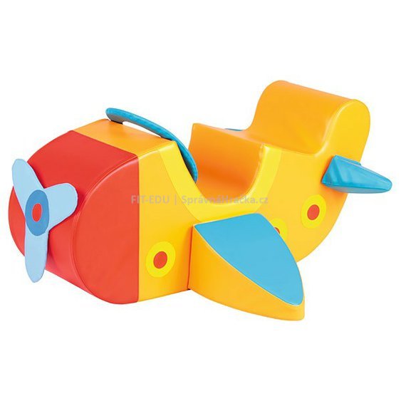 Molitanové letadlo pro děti - sedák s pratelným povlakem a pěnovou vyplní