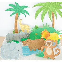 Šablony na malování "Divoká zvířata"