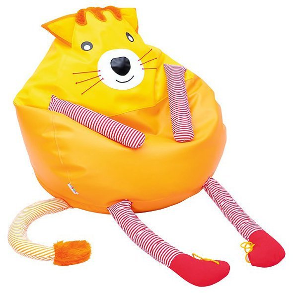 Senzorický polštář pro děti k odpočinku a poznávání " Kočička"