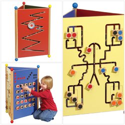 Hrací věž "NewYork" - 3 hry na logické myšlení