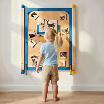 Lesní zvířata - veliká nástěnná hra 72 x 62,5 cm