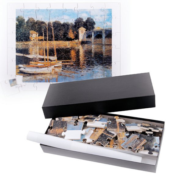 Dřevěné puzzle pro seniory - Monet - Most Argenteuil