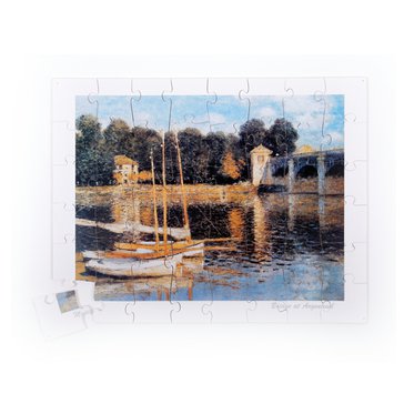 Dřevěné puzzle pro seniory - Monet - Most Argenteuil