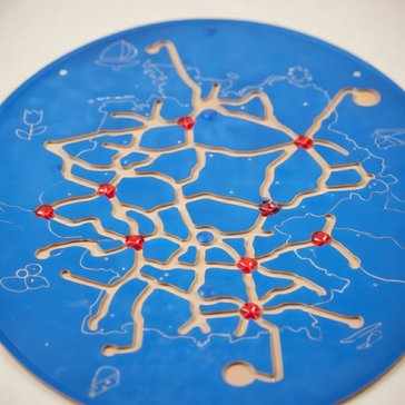 Hra na stěnu "Cestování v Evropě" - magnetická