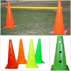 Kužel s otvory 45 cm - pro sport fotbal, hokej a trénink agility