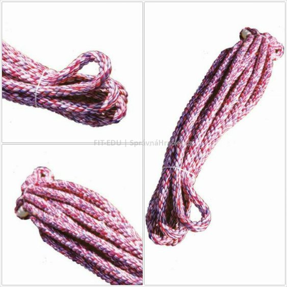 Přetahovací lano 10 m (bavlna) - pro posilování přetahováním