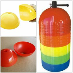 Mety půlkulaté "HARD" (40 ks)- pro sport fotbal, hokej a trénink agility